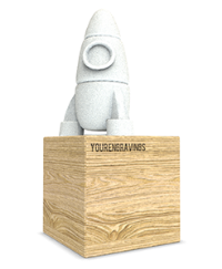 3D Trophy Factory Rocket trophy